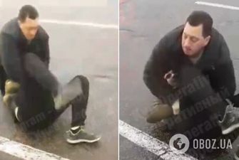 В центре Киева водители устроили жесткую резню после ДТП: видео 18+