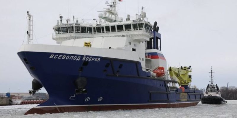 Російське судно Всеволод Бобров помітили у Севастополі
