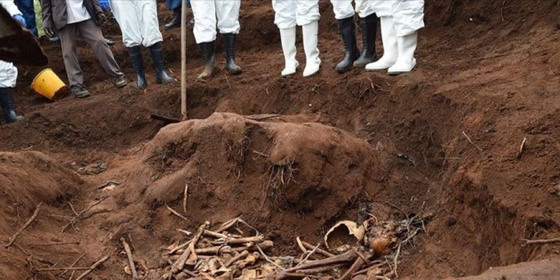 В Бурунди нашли захоронения с останками шести тысяч человек