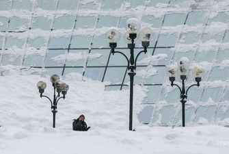 В Украине за день выпало 30 см снега